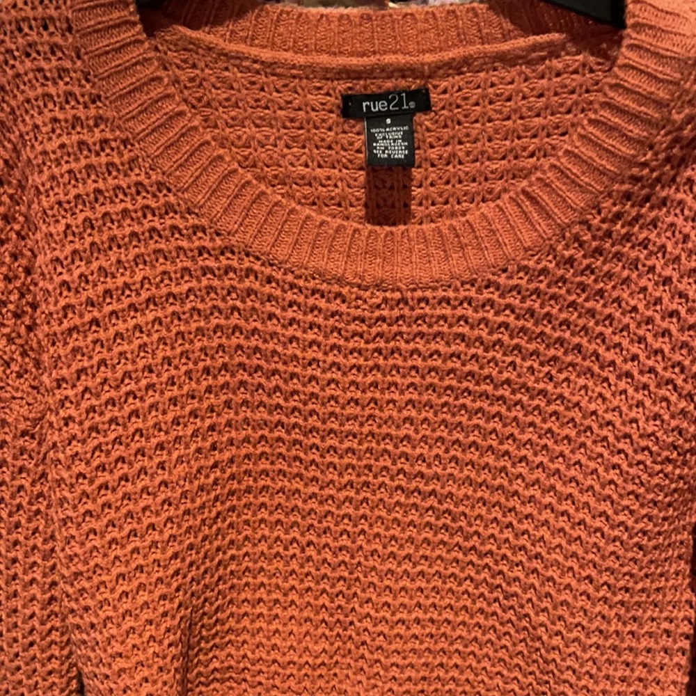 Copper orange sweater - Picture 4 of 4